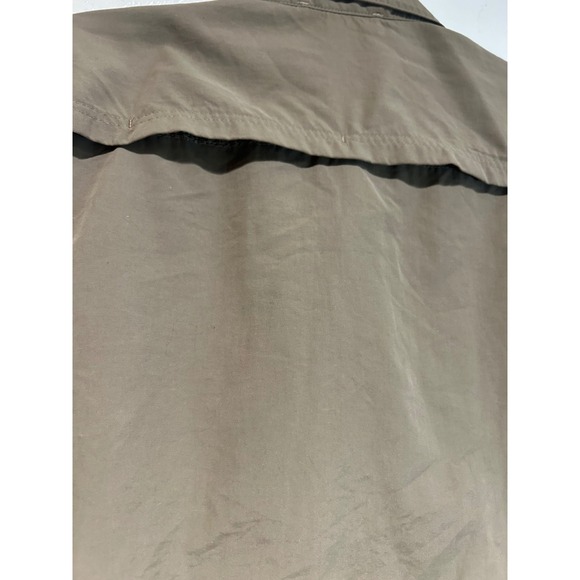 Ridgecut Toughwear Mens XLT Brown Long Sleeve Vented Work Shirt RC 11011 Nylon - Picture 7 of 7